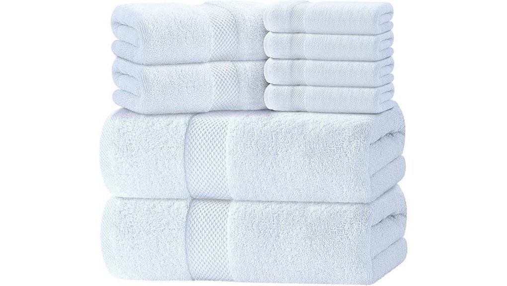 luxury 8 piece turkish cotton