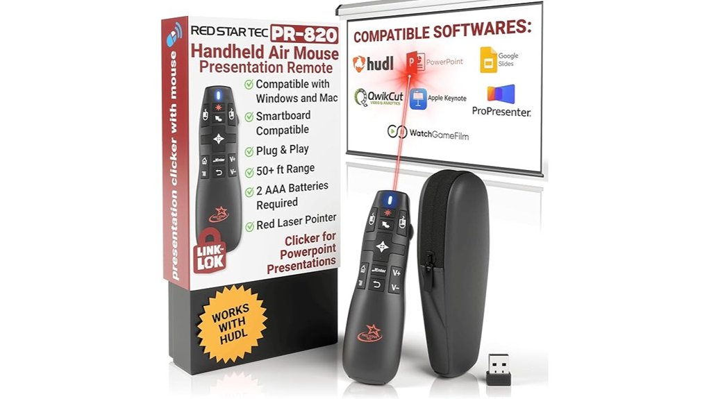 mac presentation laser clicker