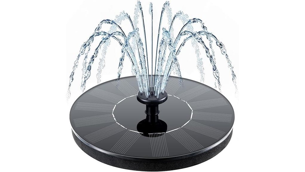 mademax 1 4w solar birdbath