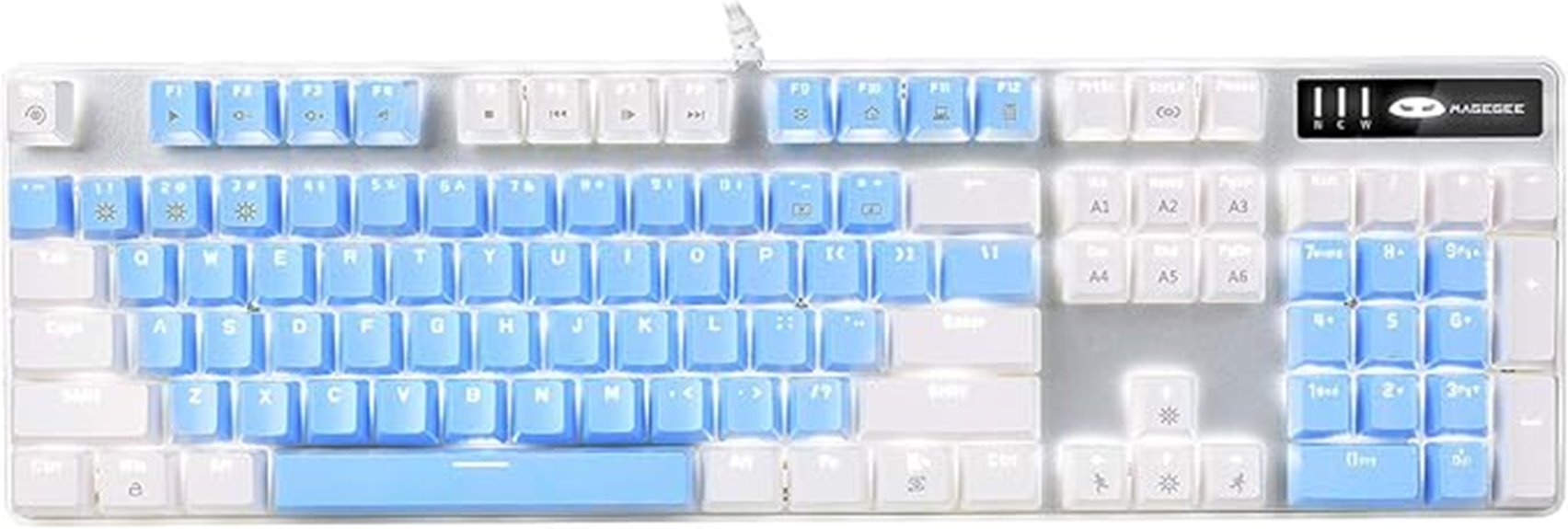 magegee 104 key blue switch gaming