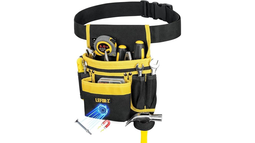 magnetic 13 pocket tool belt