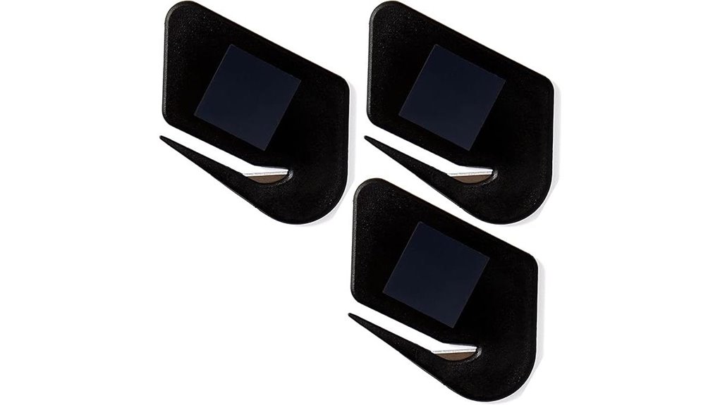 magnetic black envelope openers