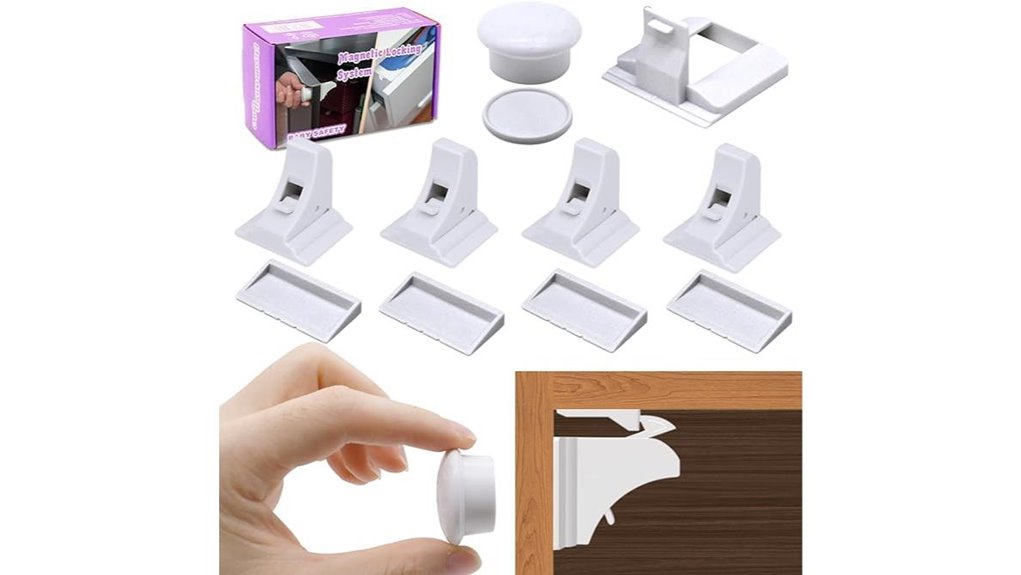 magnetic cabinet locks with key