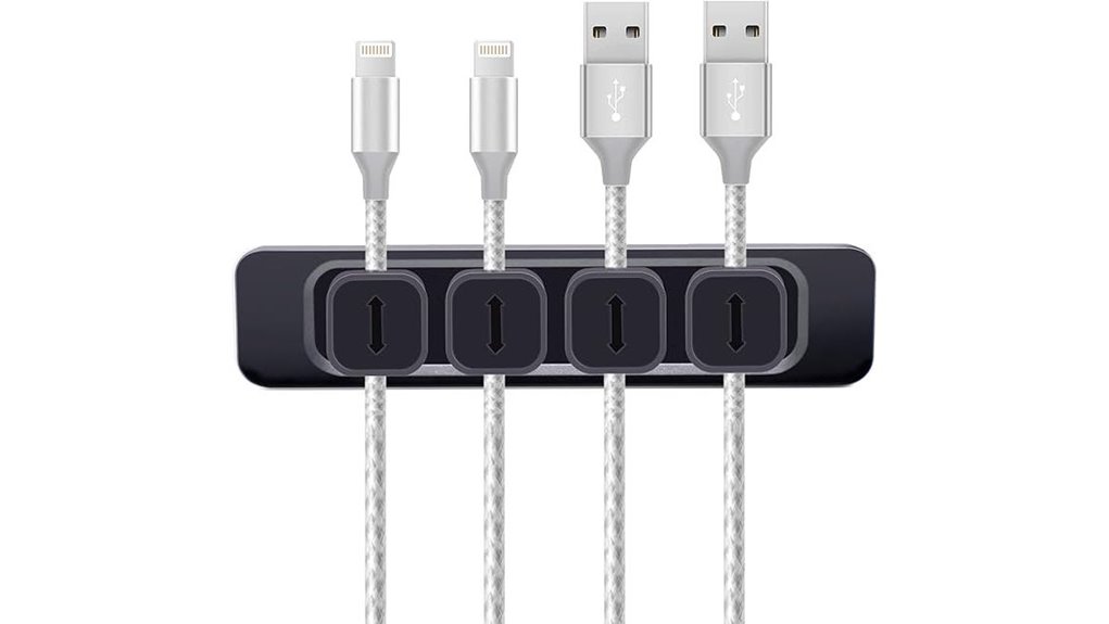 magnetic cable clips organizer
