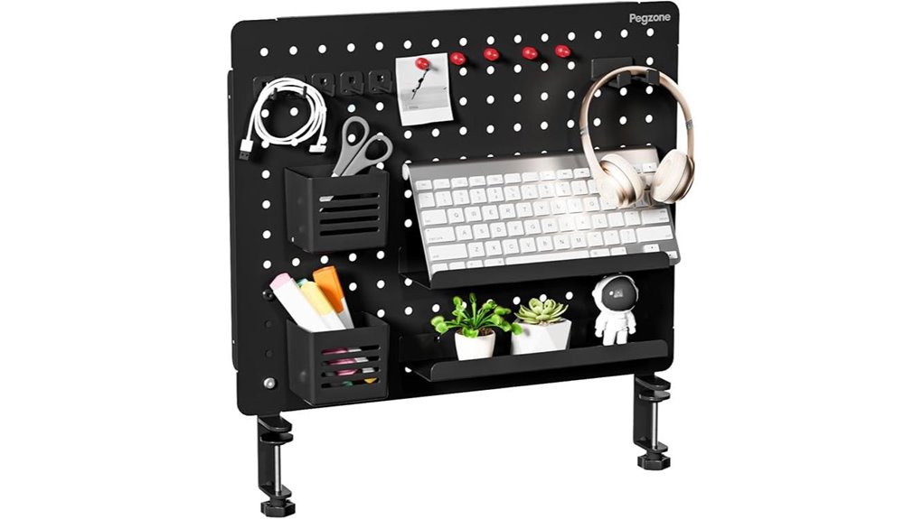 magnetic clamp desk organizer