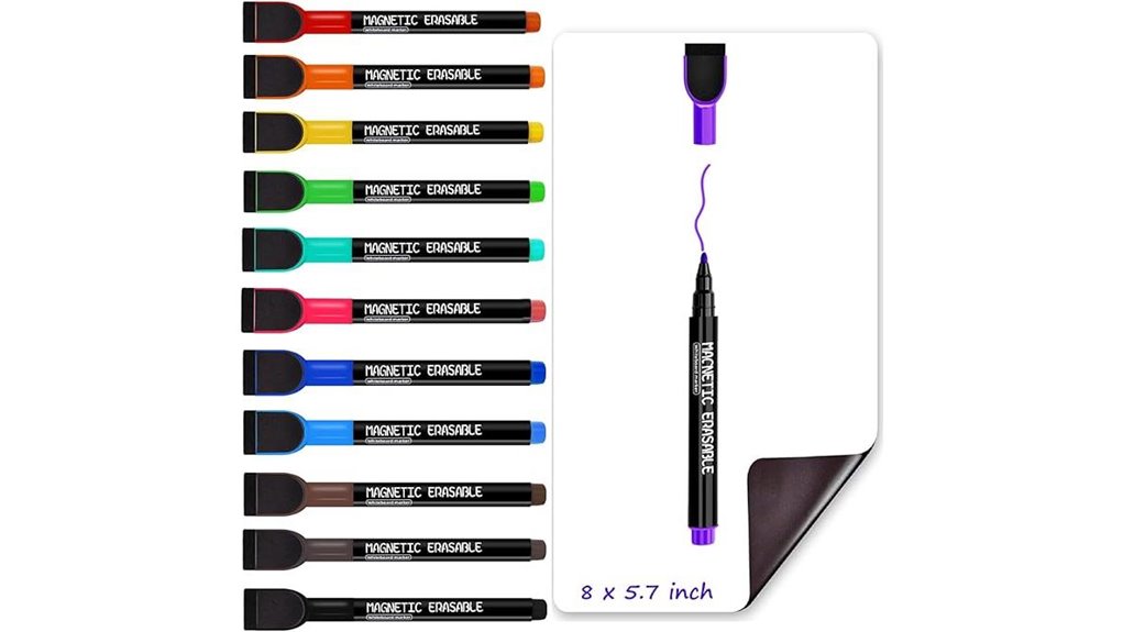 magnetic fine tip 12 color markers