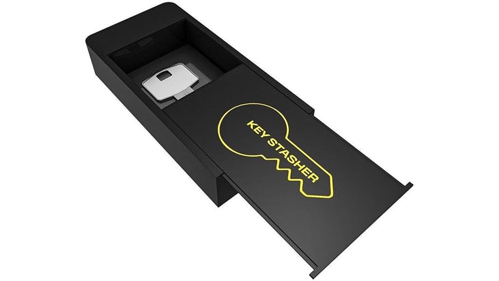 magnetic key holder black