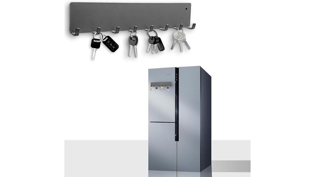 magnetic key holder eight hooks