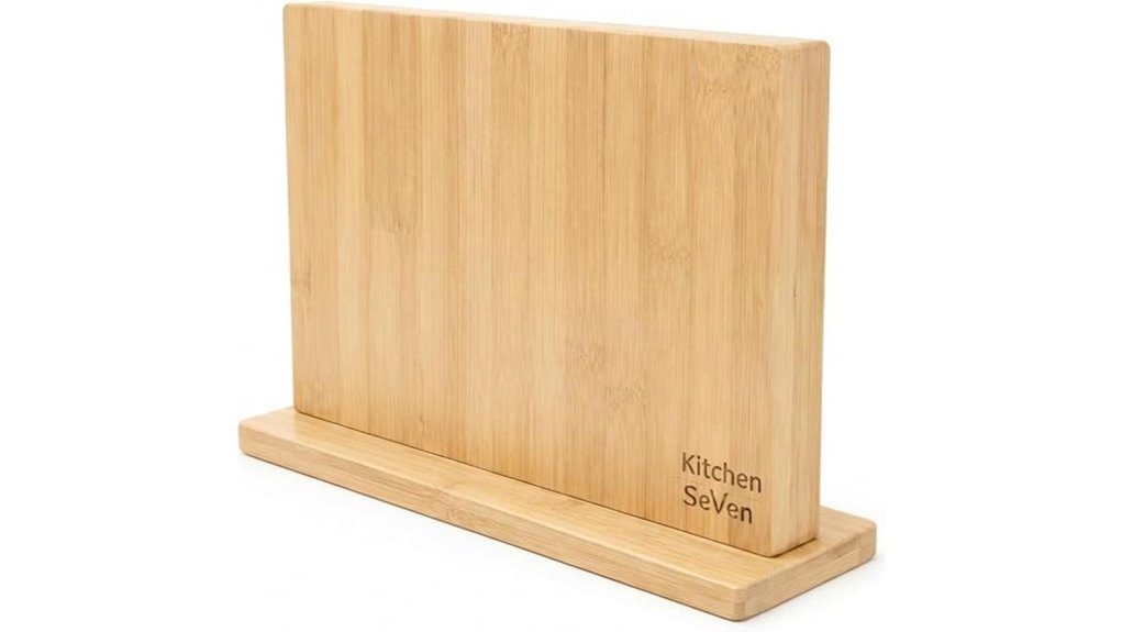 magnetic knife block with plates