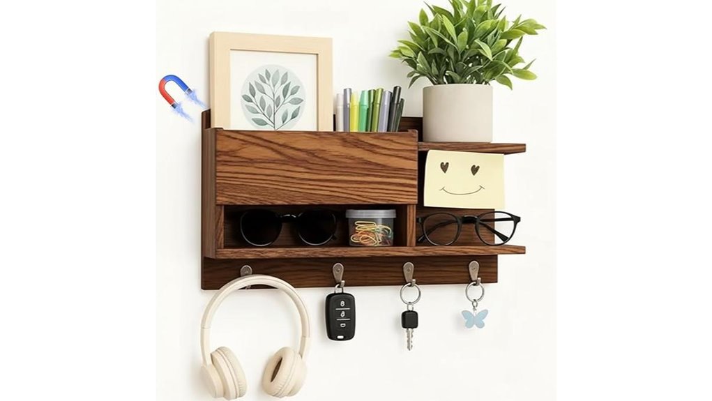 magnetic mail key holder