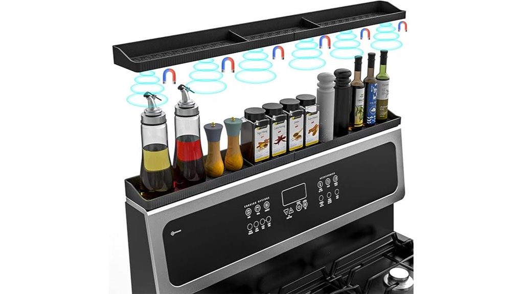 magnetic stove top shelf