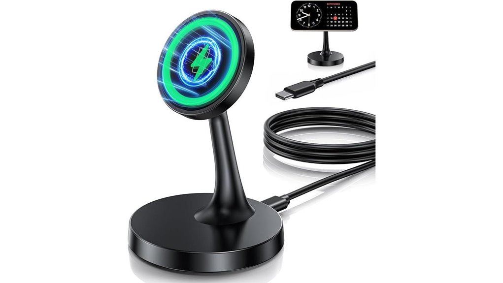 magnetic wireless charger stand