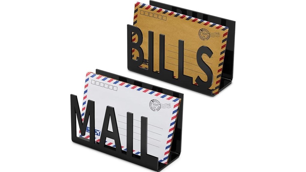 mail bill organizers holders for desk
