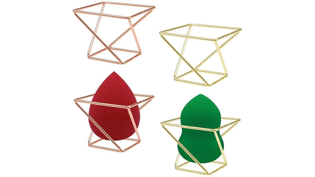 makeup sponge holder display rack