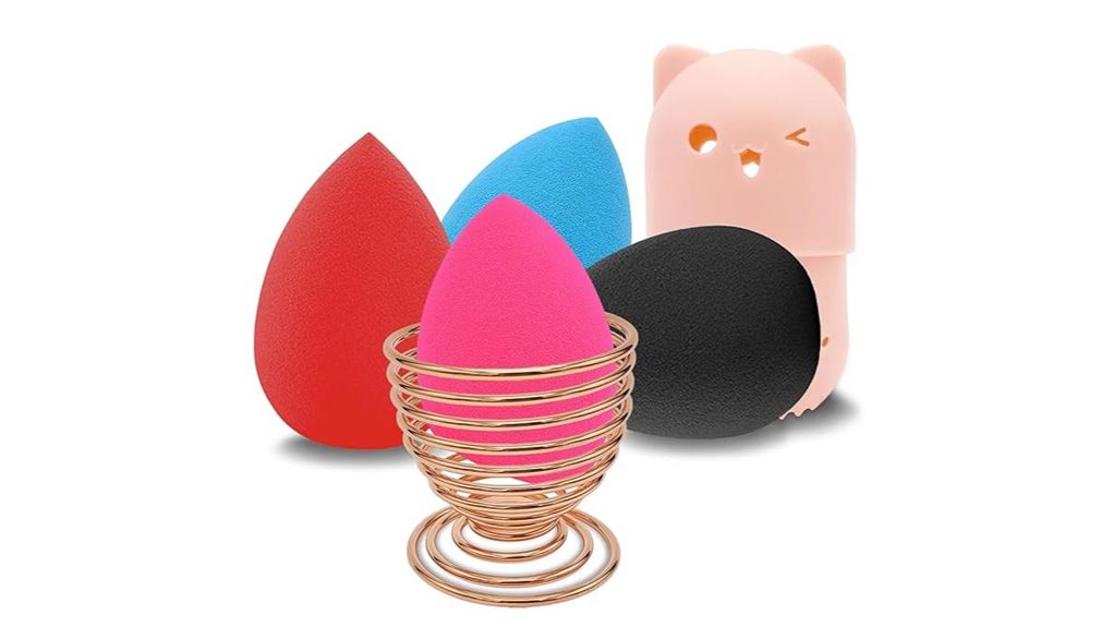makeup sponge holder set