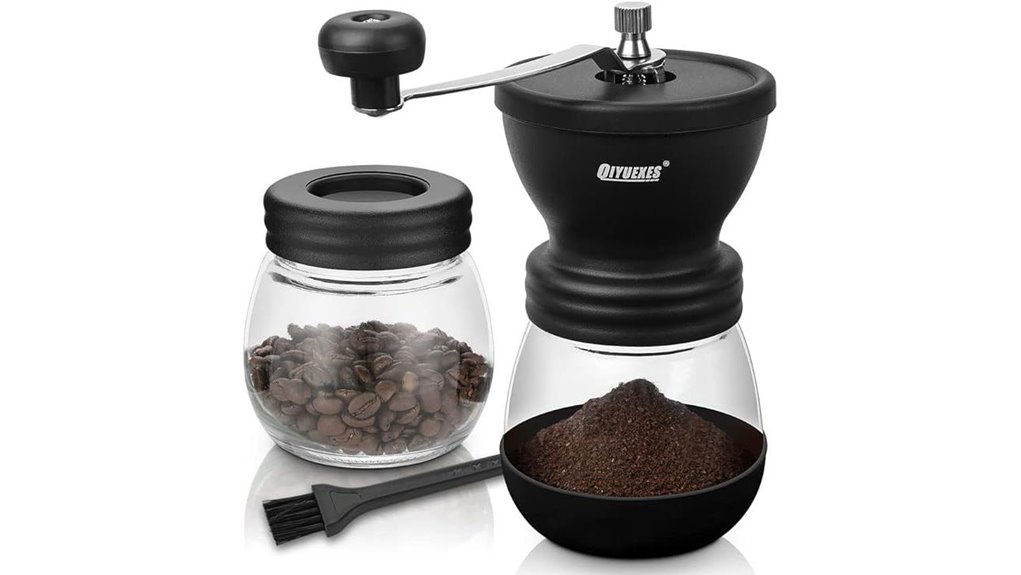 manual coffee grinder with adjustable settings