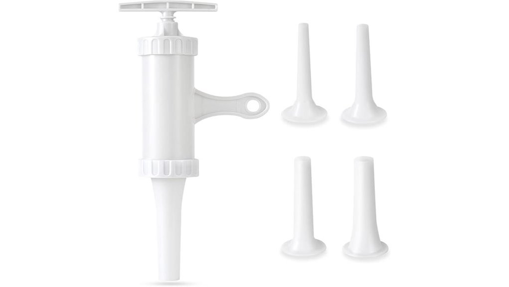 manual sausage stuffer 4 tubes