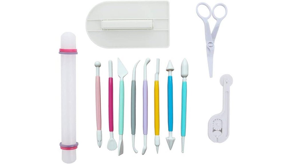 marshmallow fondant cake decorating kit