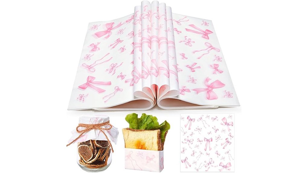marspark 100 sheet pink wrap