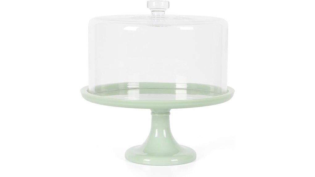 martha stewart jadeite cake stand