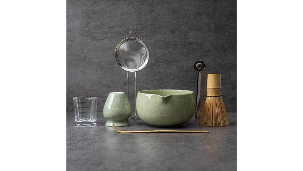 matcha whisk set with accessories