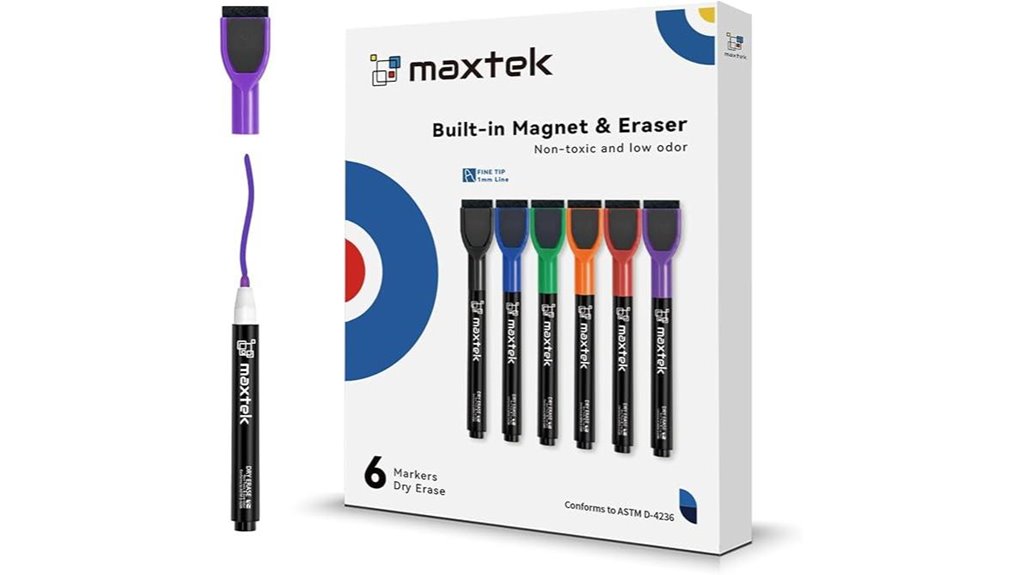 maxtek six count low odor markers