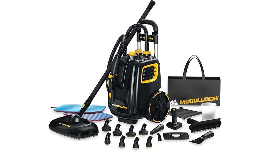 mcculloch chemical free steam cleaner