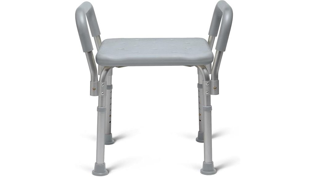 medline backless shower 350lb