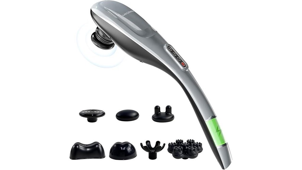 megawise cordless handheld massager