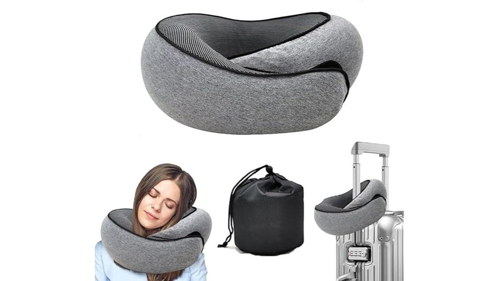 memory foam travel pillow