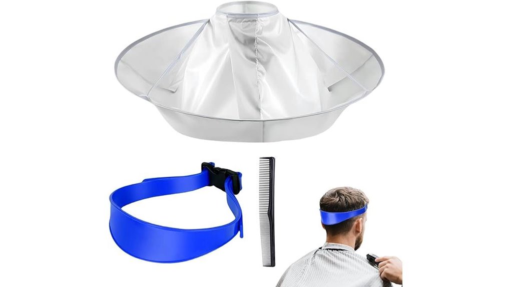 men s haircut cape with fade guide