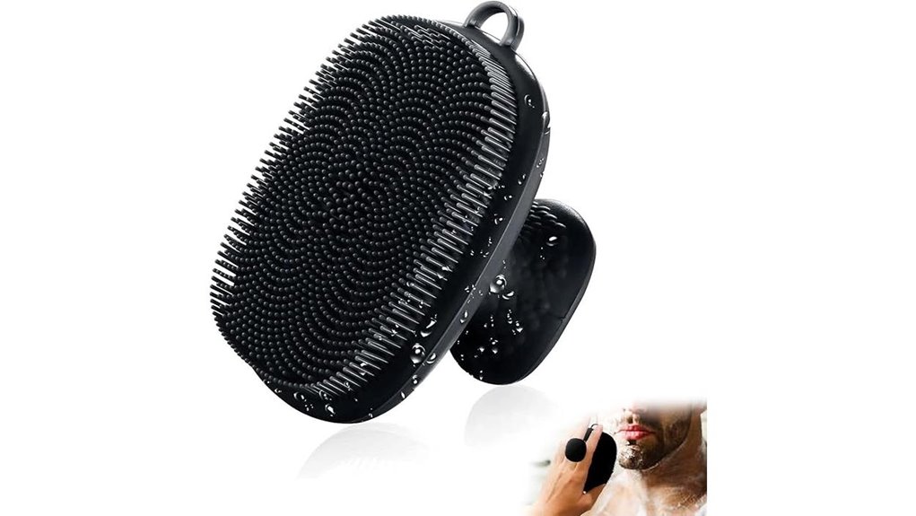 men silicone face scrubber