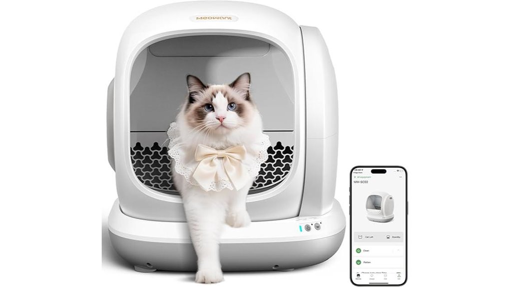meowant self cleaning litter box