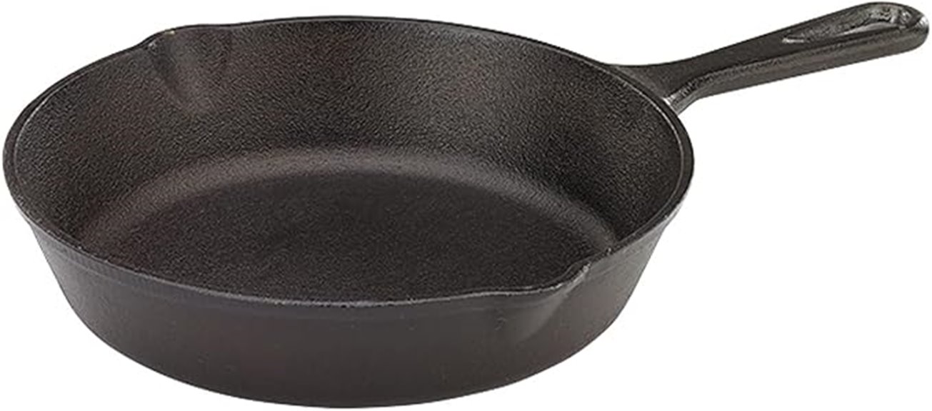 mercer 8 inch pre seasoned skillet