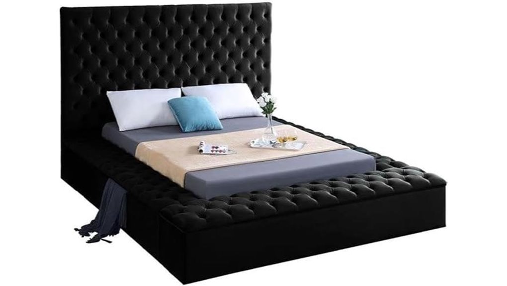 meridian velvet queen storage