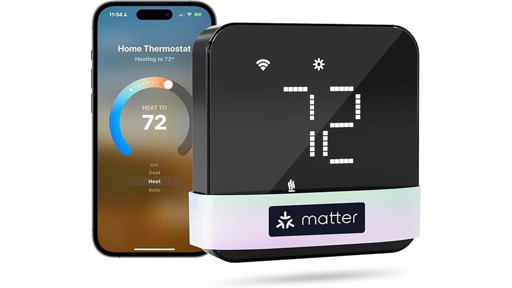 meross matter enabled thermostat alexa