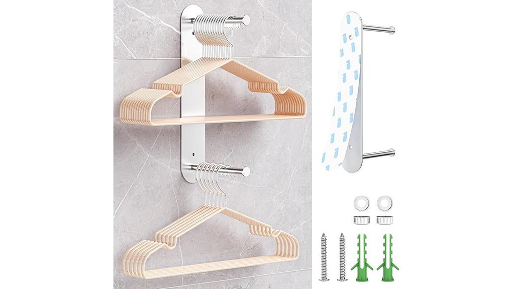 metal laundry wall organizer