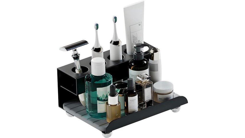 metal quick dry 4 slot holder