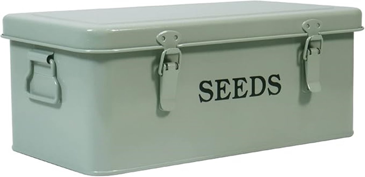 metal seed box compartments