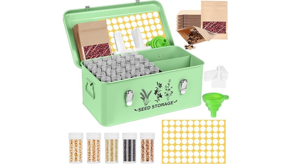 metal seed storage organizer