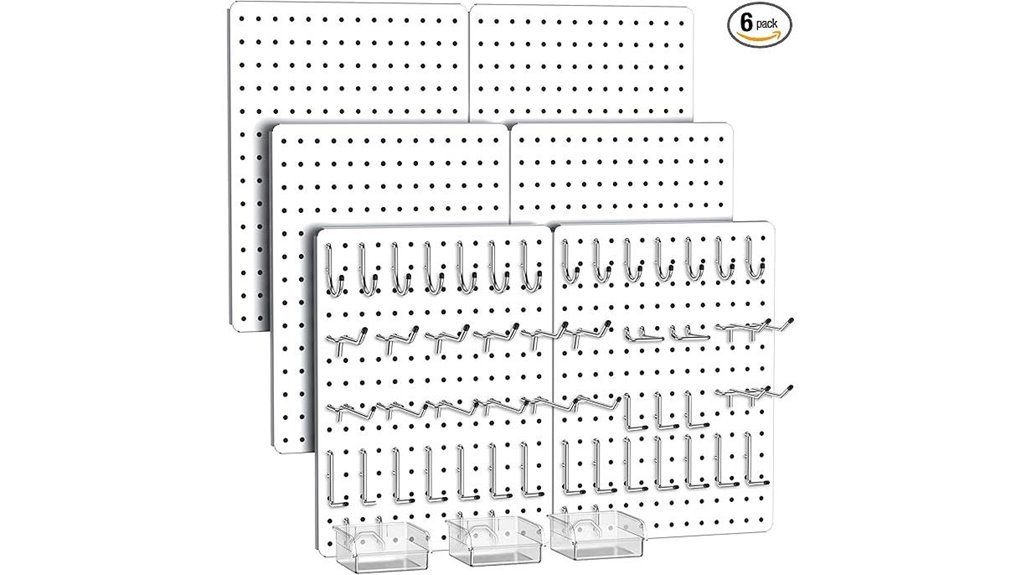 metal white 112 piece organizer