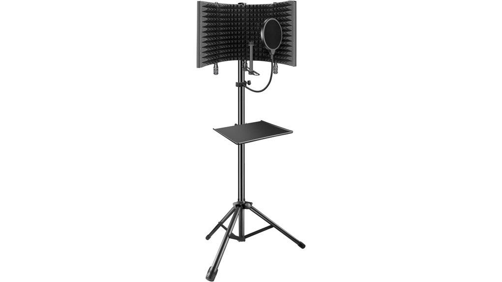 mic shield pop filter stand