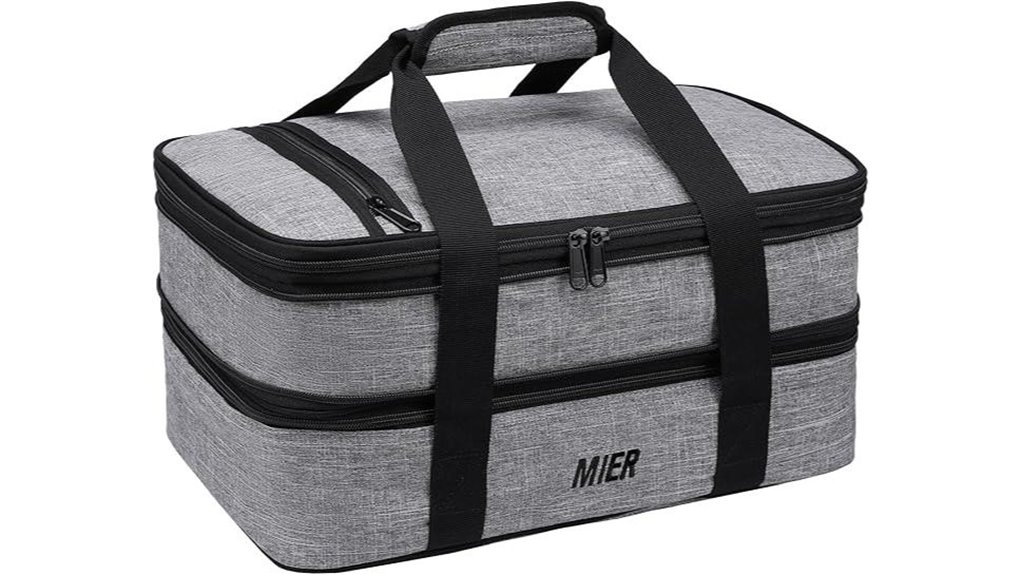 mier insulated casserole carrier