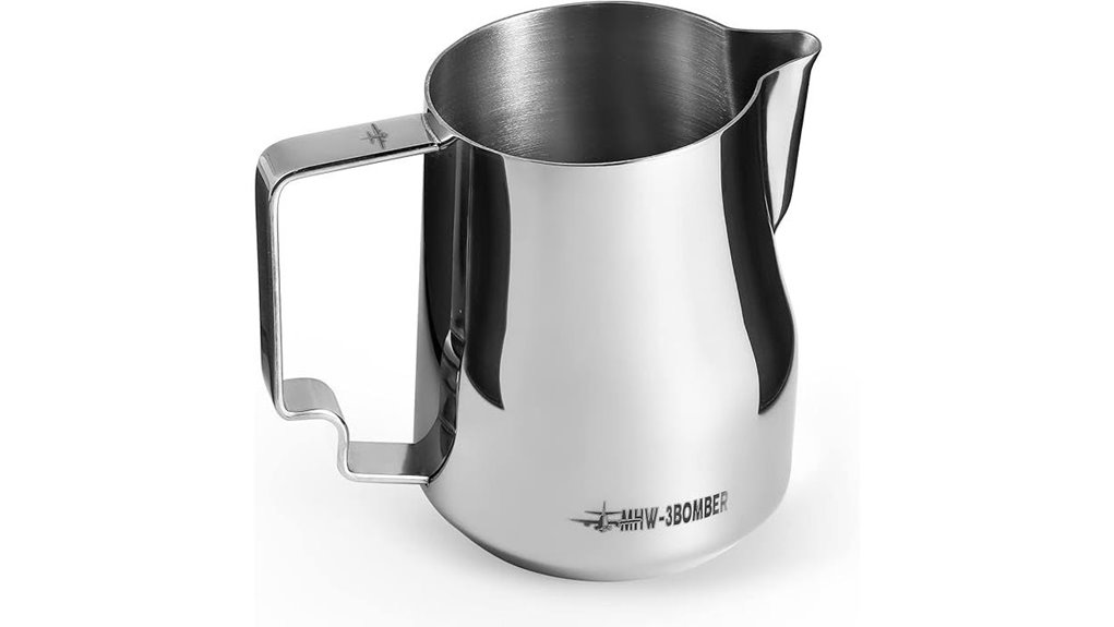 milk frothing pitcher 12oz