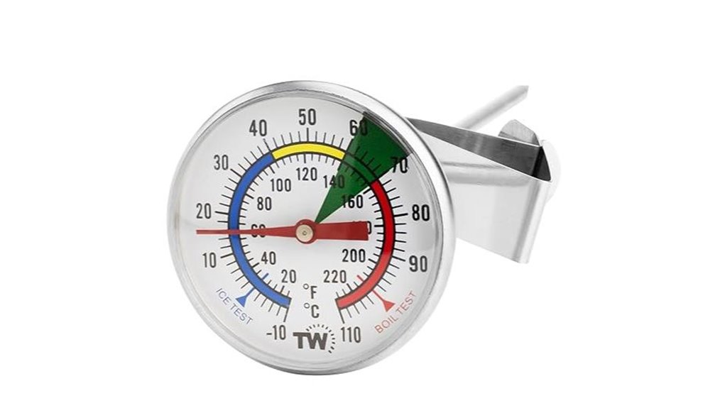 milk steamer thermometer with 175mm probe