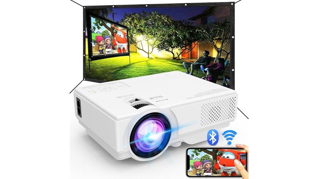 mini 1080p outdoor projector