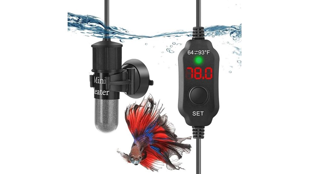 mini aquarium heater with thermostat