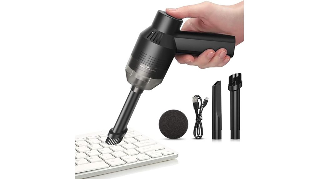 mini cordless keyboard vacuum cleaner