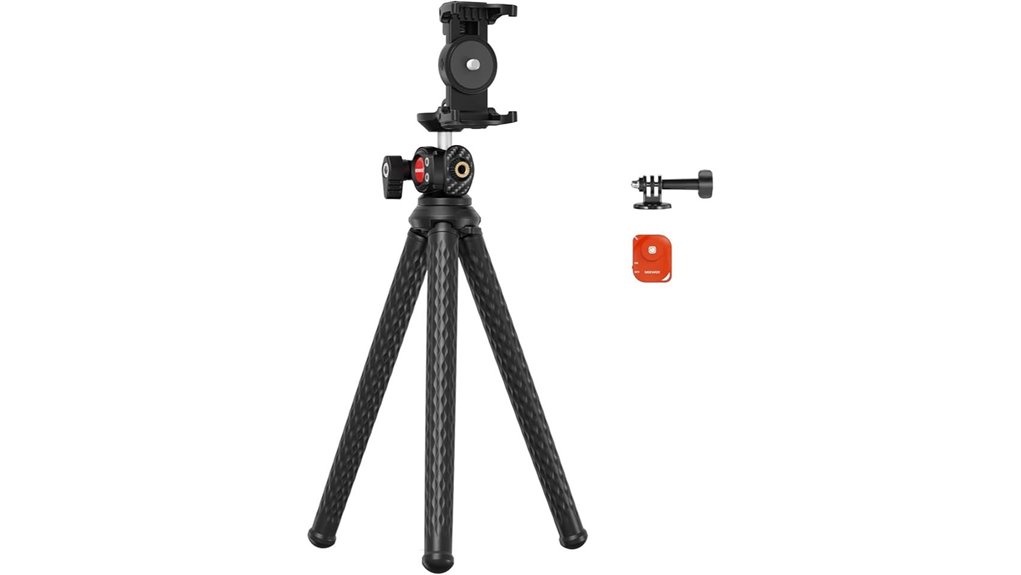 mini flexible tripod remote