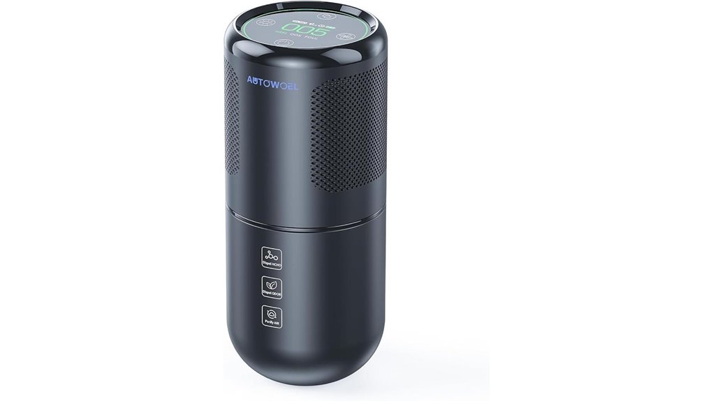 mini hepa purifier with monitor
